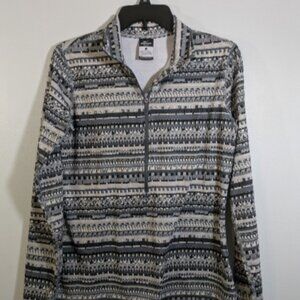 Nike Pro  8 Bit  Mock Running Pullover Dri-Fit Womens Large